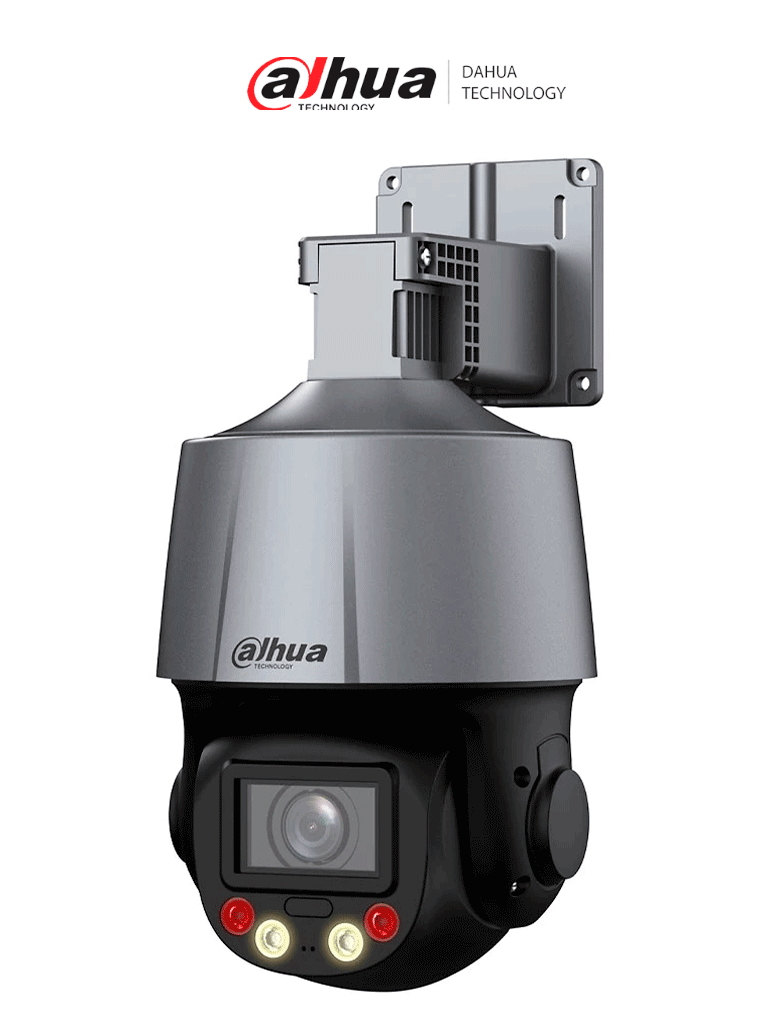 DAHUA DH-SD3C205DB-GNY-A-PV - Cámara IP PTZ de 2 Megapixeles/ 5x de Zoom Óptico/ WizSense/ Iluminador Dual/ IR de 50 Mts/ Micrófono y Altavoz Integrado/ Audio 2 Vías/ Protección Perimetral/ Disuasión Activa/ 1 Led de Luz Blanca/ IP66/ PoE/ DAHUA DH-SD3C205DB-GNY-A-PV - Cámara IP PTZ de 2 Megapixeles/ 5x de Zoom Óptico/ WizSense/ Iluminador Dual/ IR de 50 Mts/ Micrófono y Altavoz Integrado/ Audio 2 Vías/ Protección Perimetral/ Disuasión Activa/ 1 Led de Luz Blanca/ IP66/ PoE/